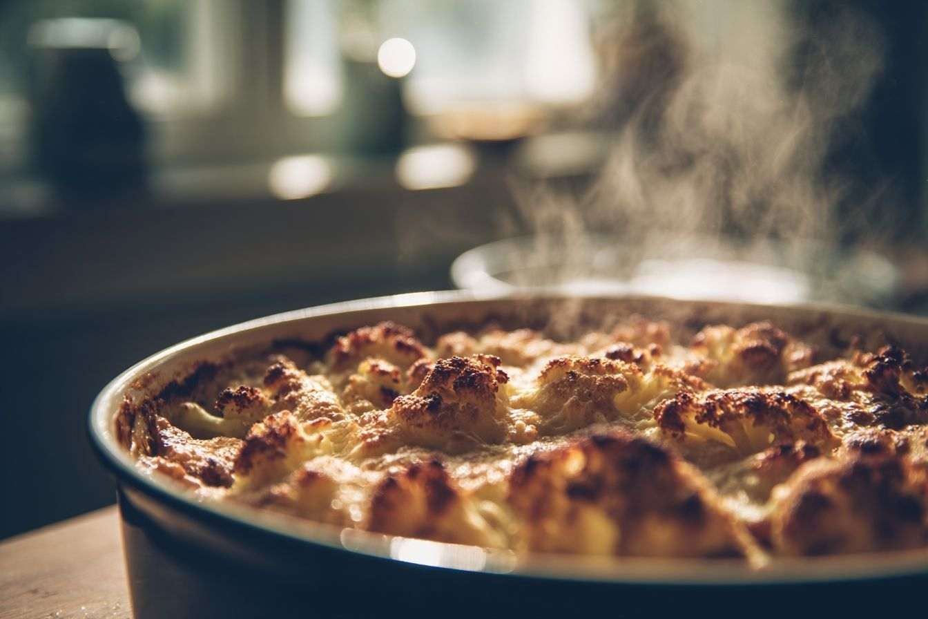Délicieux gratin de chou fleur