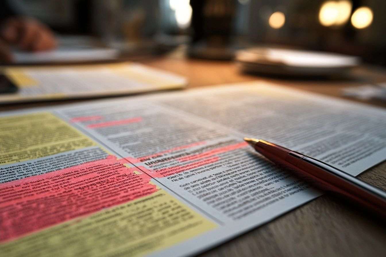 Gros plan sur un document législatif