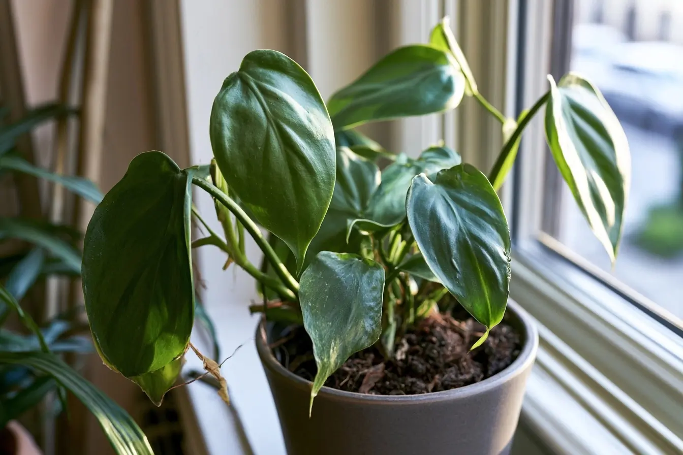 Philodendron pres d une fenetre