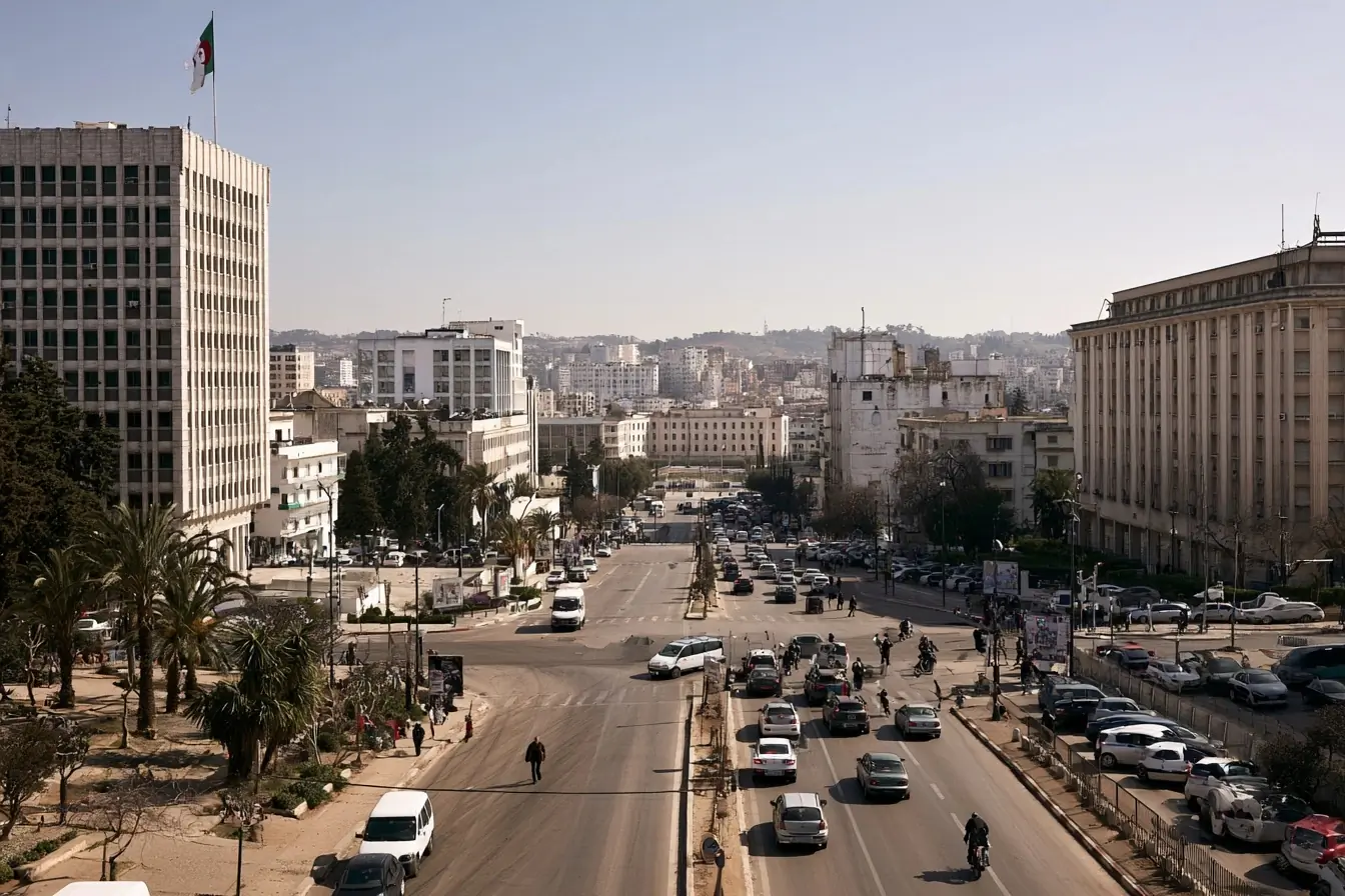 Quartier administratif en Algerie