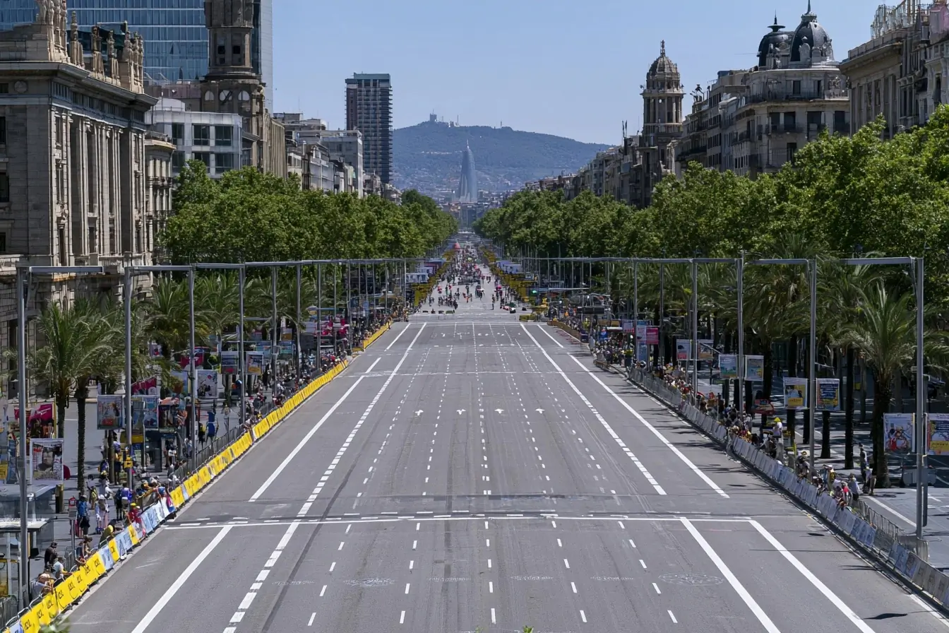 Barcelone préparée pour le Grand Départ