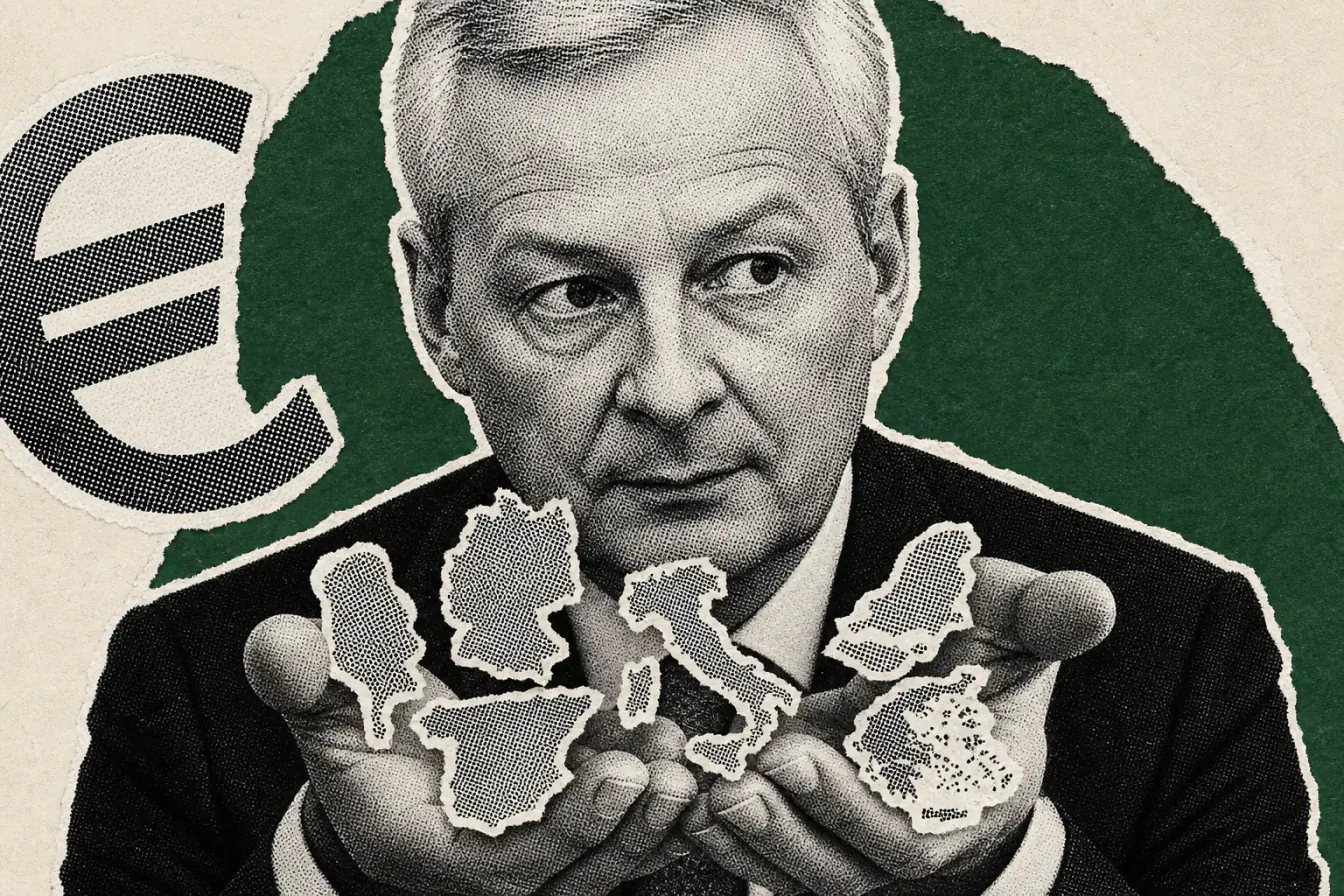 Bruno Le Maire entoure six pays de ses mains