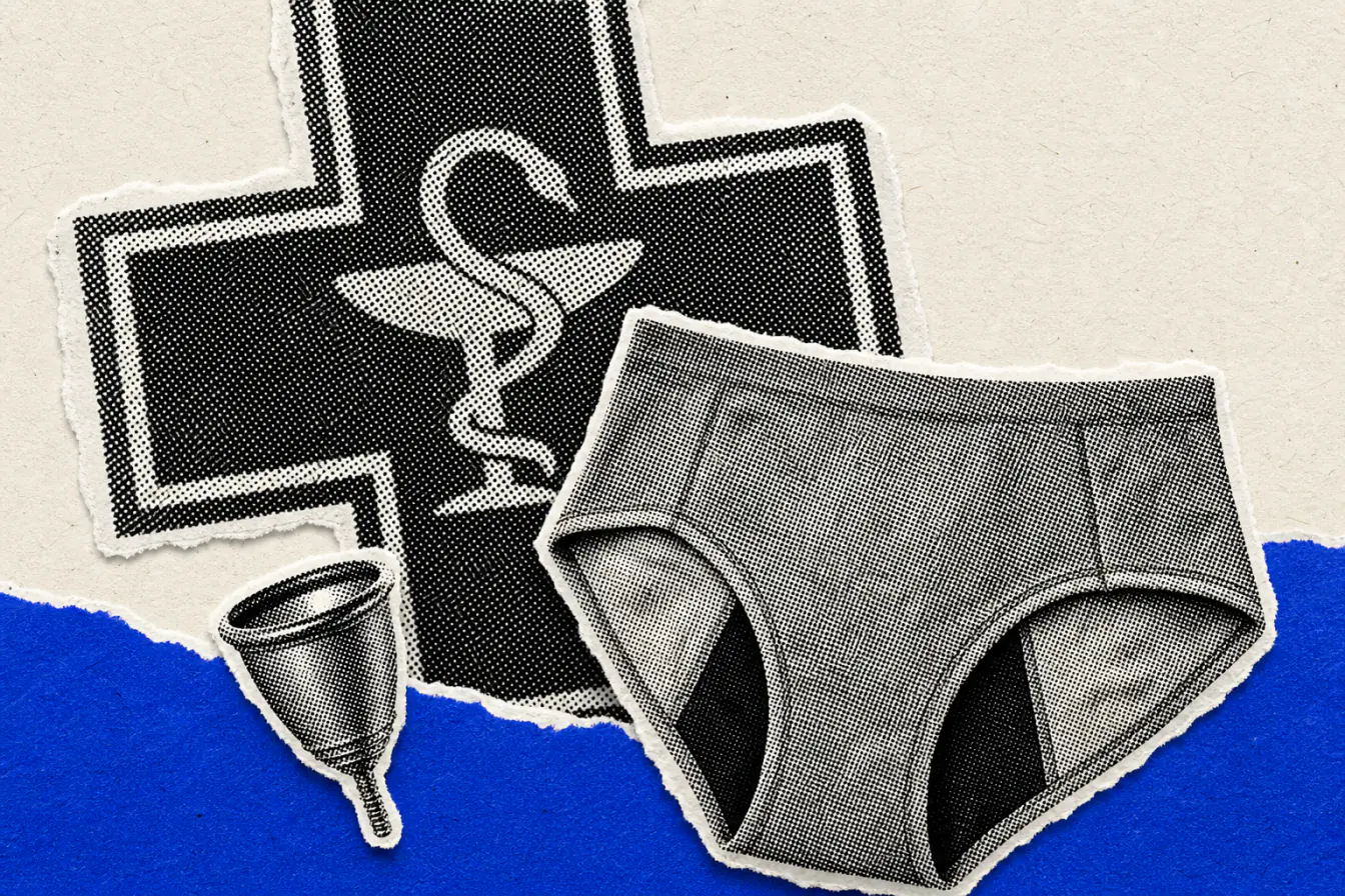 Croix de pharmacie avec culotte et cup