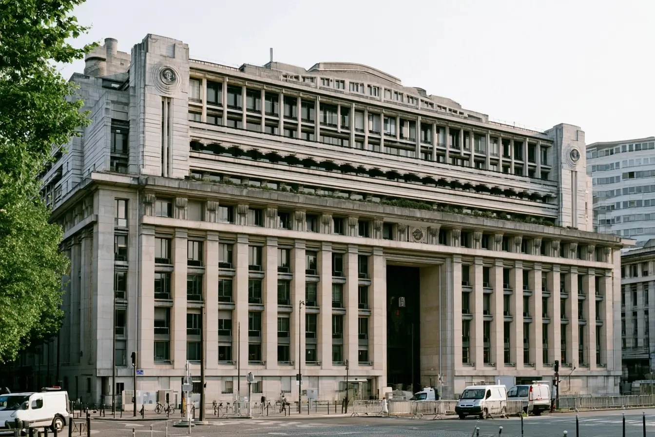 Façade de Bercy à Paris en journée