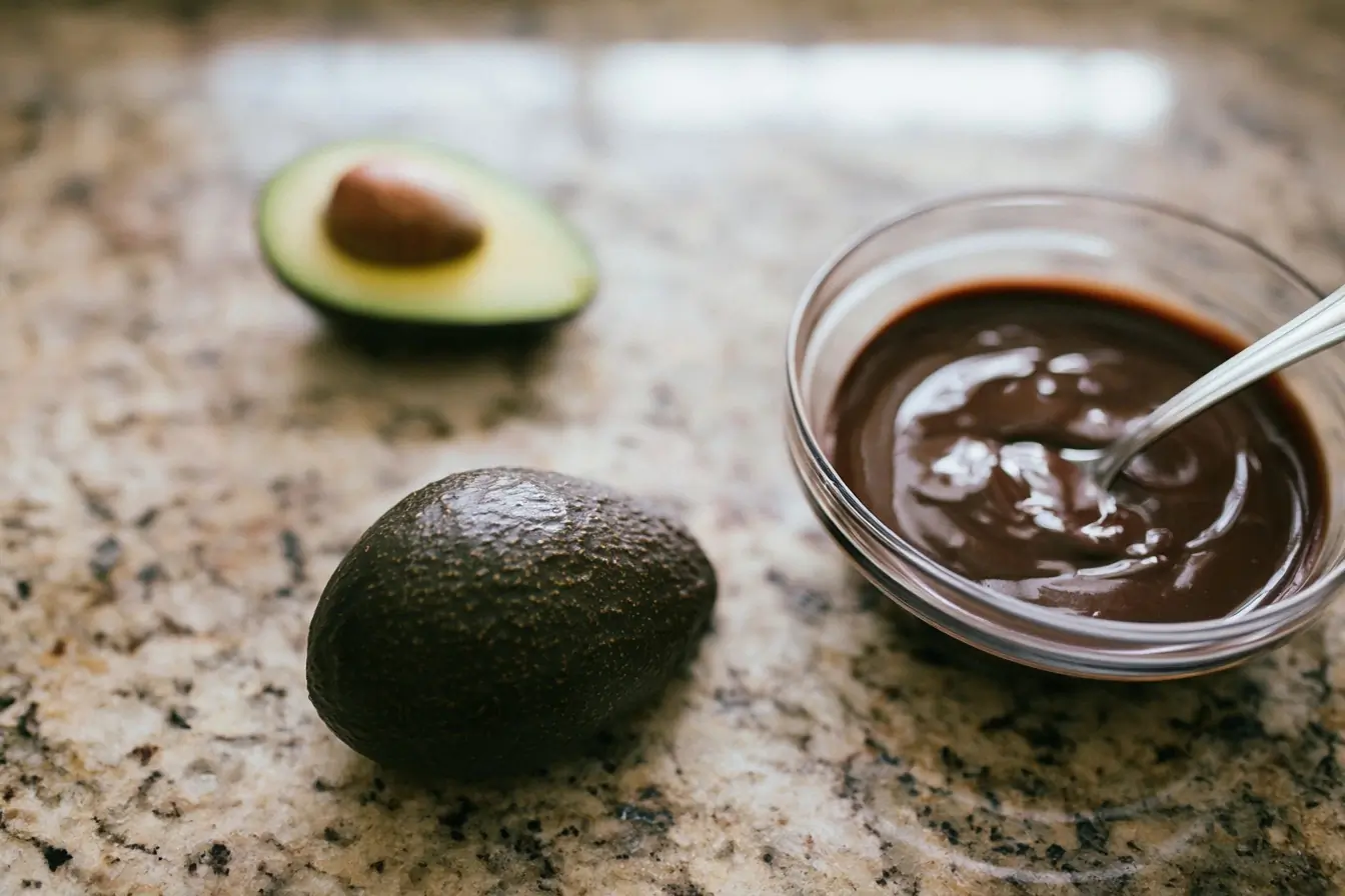 Cuisine avec avocat et chocolat