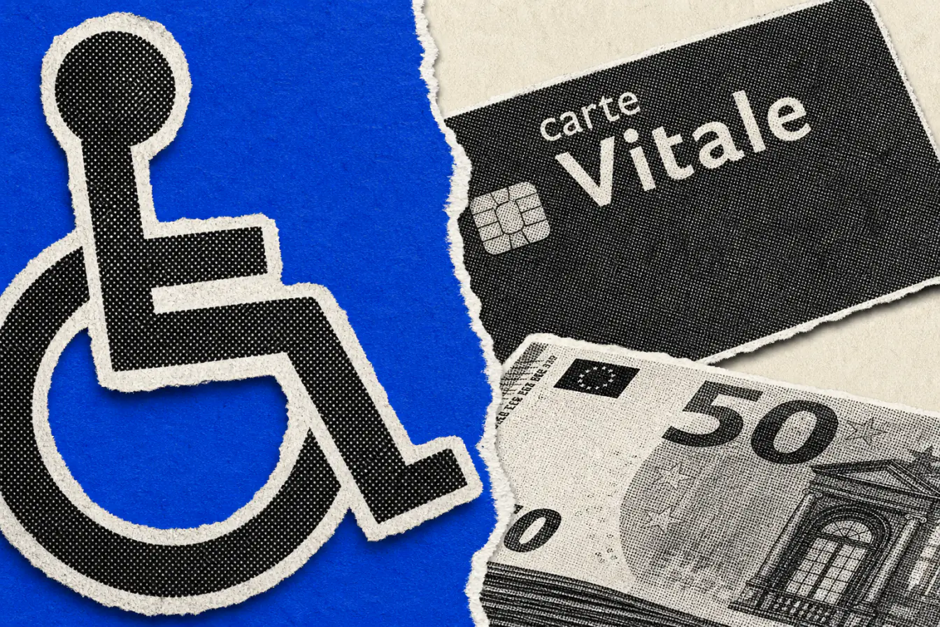 Carte Vitale coincée entre handicap et argent