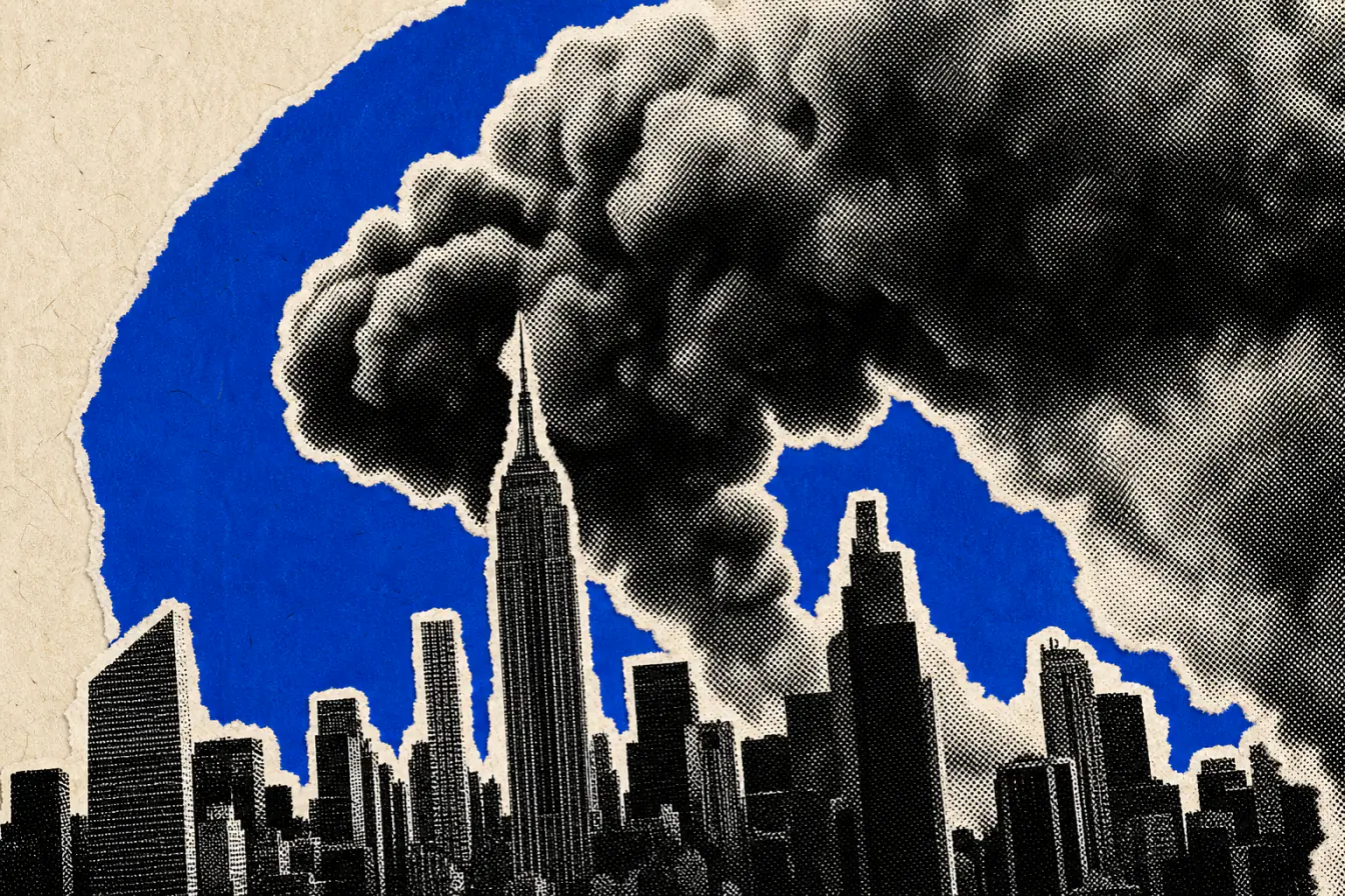 Manhattan serré par un nuage toxique