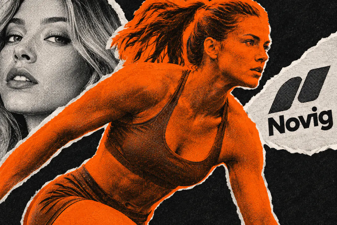 Sportive orange devant Sydney Sweeney
