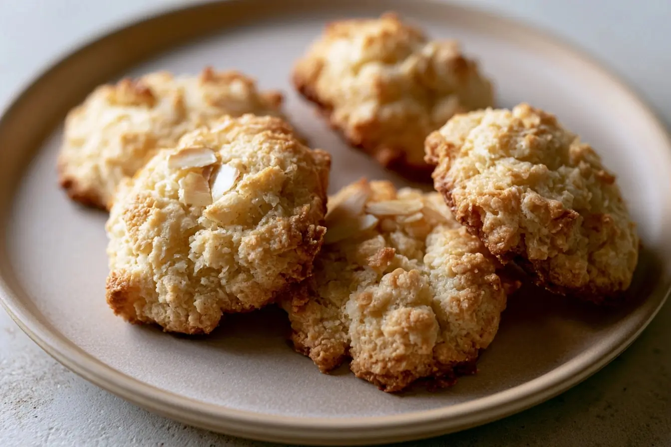 Assiette de rochers aux amandes servis