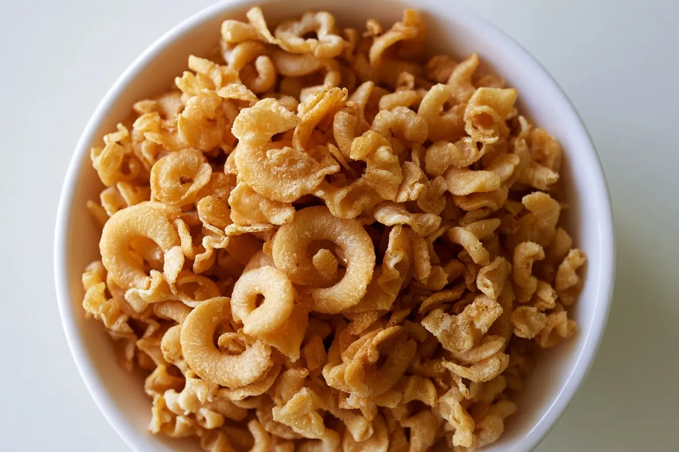 Chips de pâtes servies à l’apéro