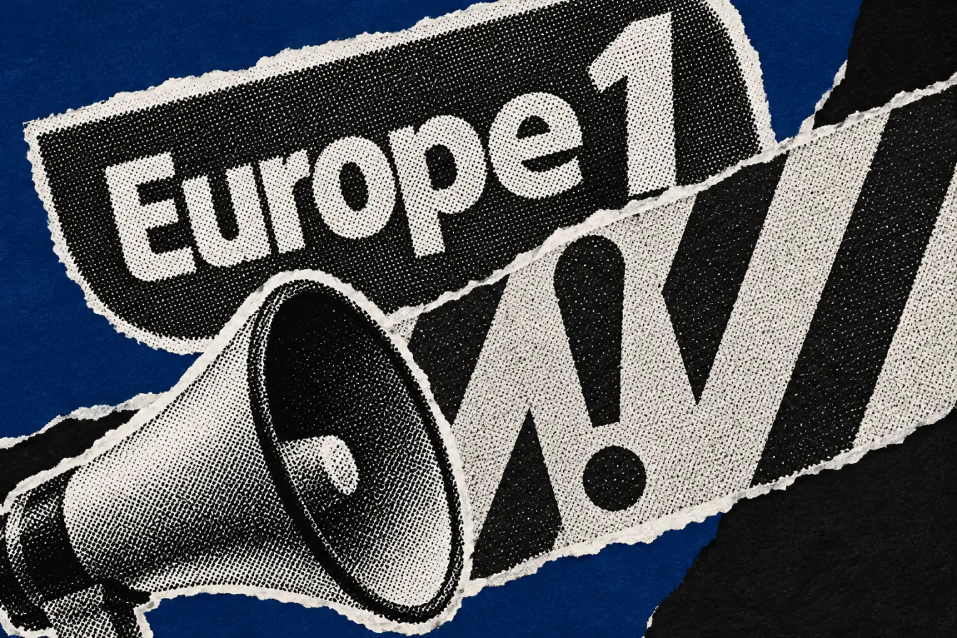 Logo d’Europe 1 fendu par une mise en demeure
