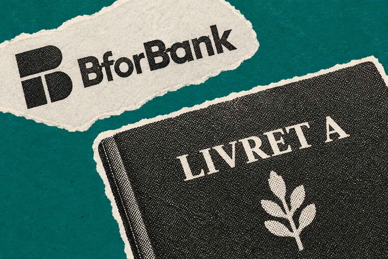 Logo BforBank enfermé dans un Livret A