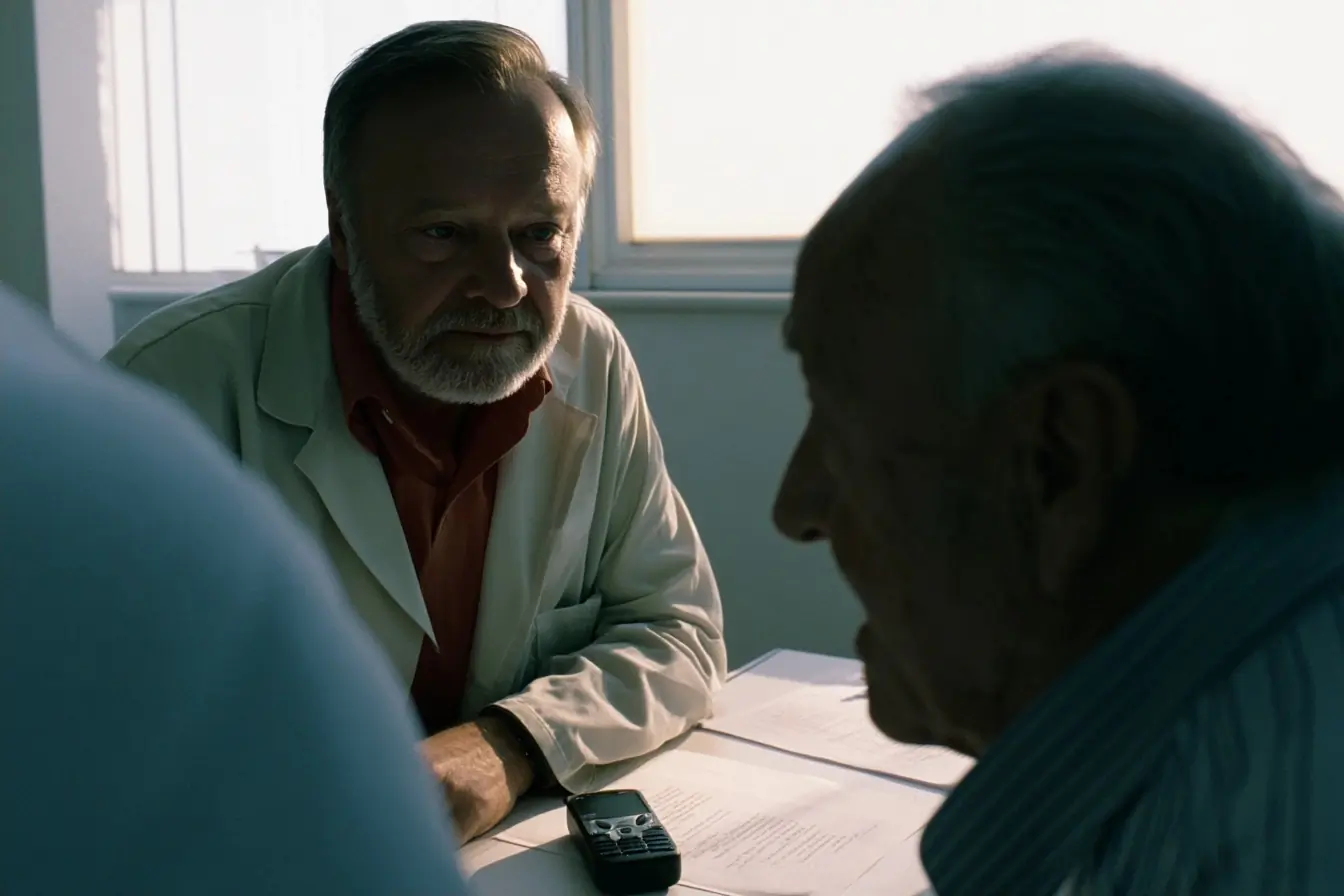 Patient de Parkinson en test oral