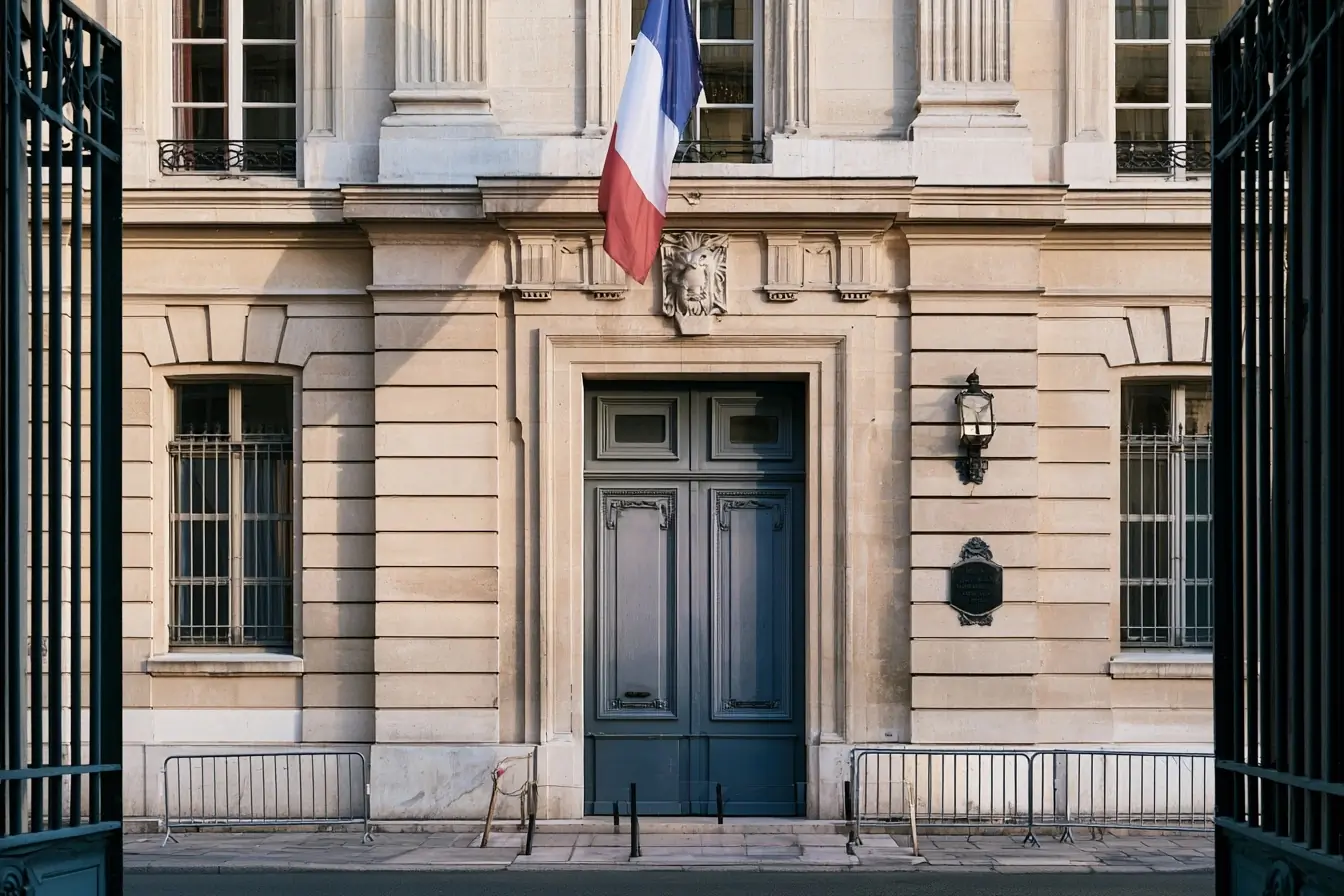 Façade de tribunal administratif français